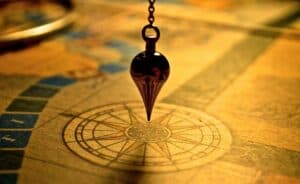 Navigation compass and map